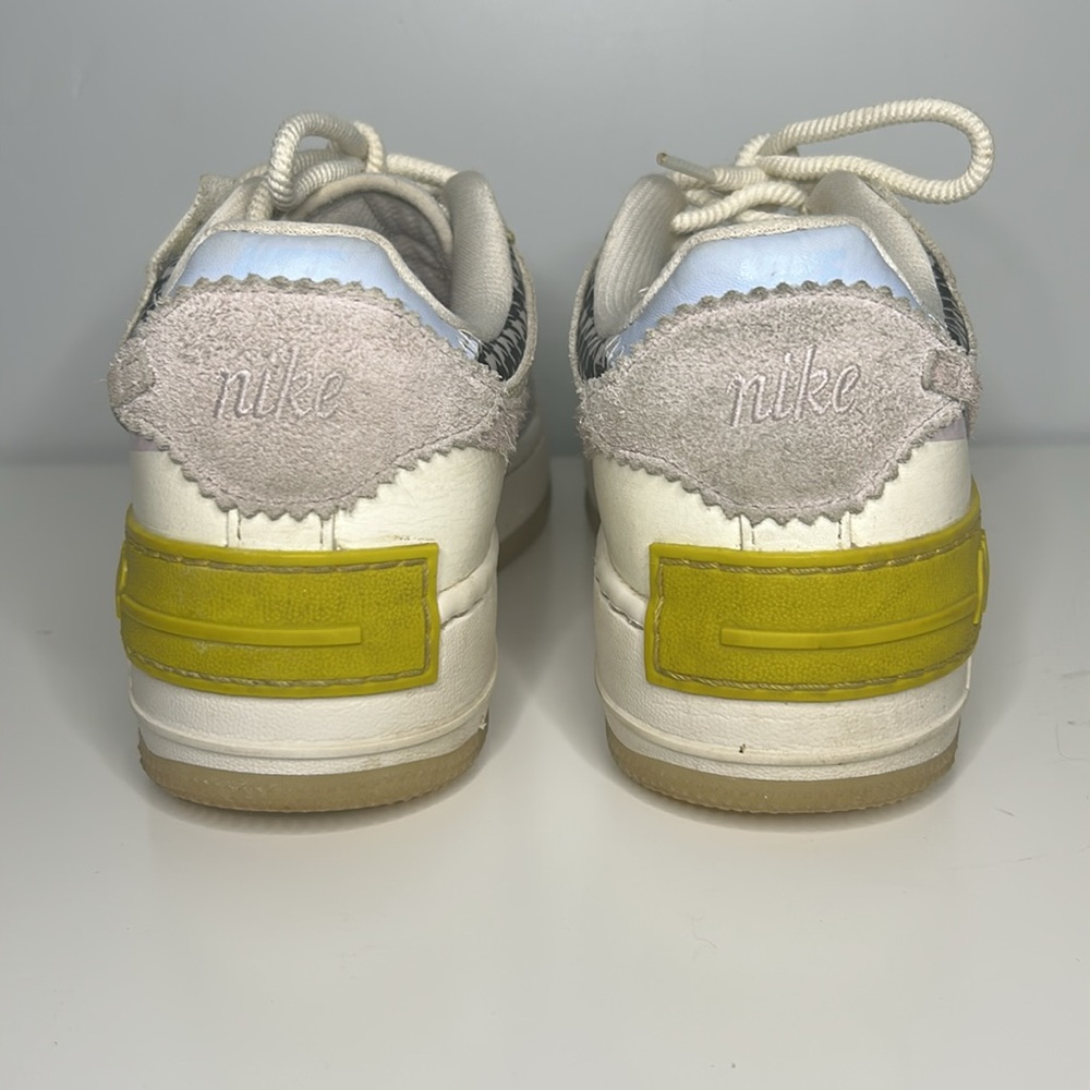Nike Women Air Force 1 Shadow DM 8076-100 Patchwork Sneakers - Picture 3 of 8